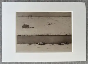 Jan Mankes - Originele Heliogravure Winterlandschap 1923 kopen? Bied vanaf 120!