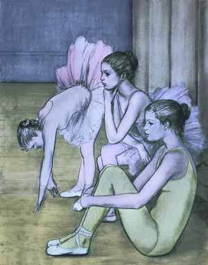 Paul Smolders - Zeer mooie, gesigneerde litho - 84/125 - 'Ballerinas' kopen? Bied vanaf 85!