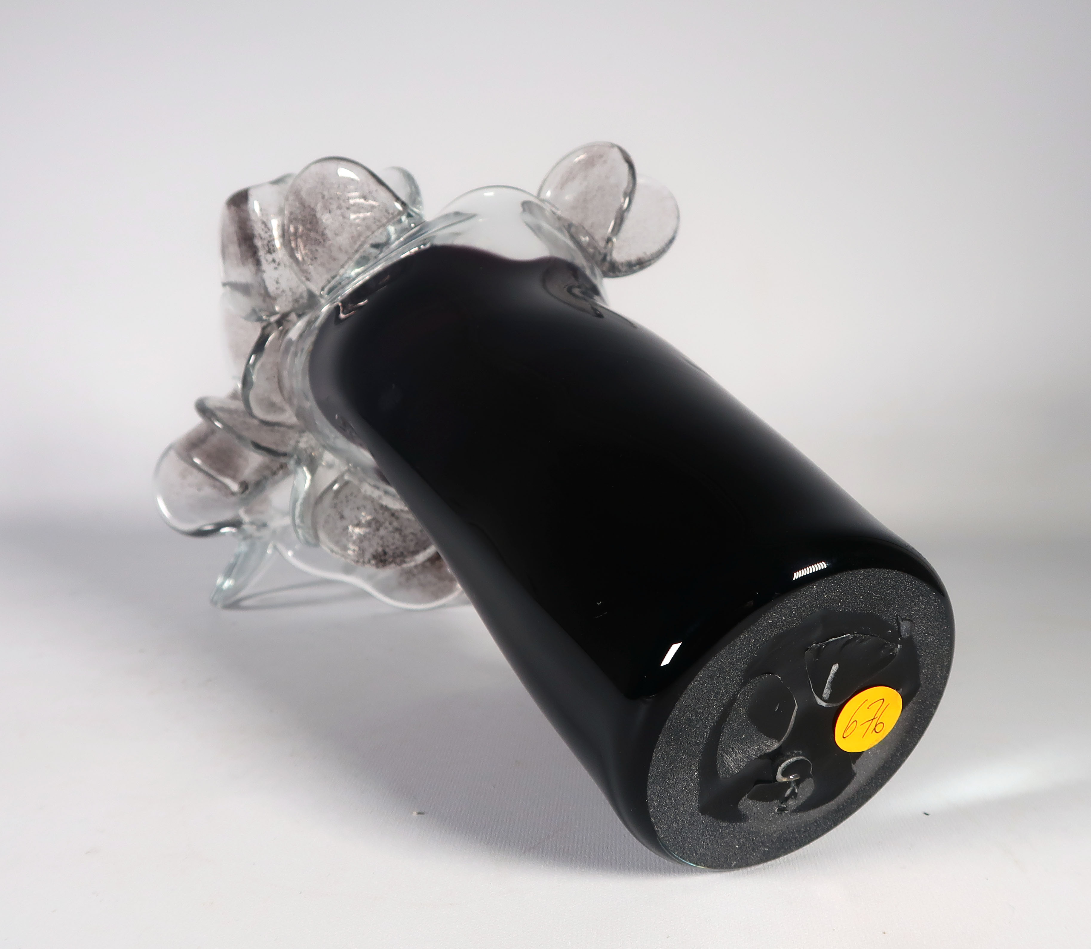 Willem Heesen - Glas, Paarse vaas met geschulpte rand kopen? Bied vanaf 250!