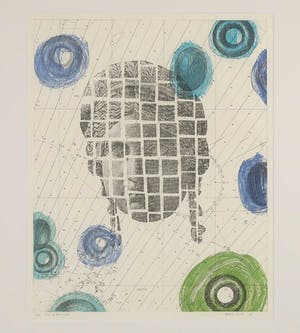 Harald Vlugt - Ets, Picking up her pieces - Ingelijst kopen? Bied vanaf 10!