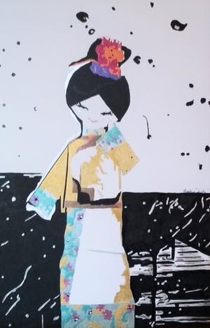 Martine Jacobs - Sfeer 04 aquarel kopen? Bied vanaf 80!