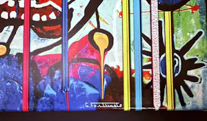 Paul Indrek Kostabi - & Giuseppe Fortunato (Italië - Europa - 1956). Titel: KF0920. kopen? Bied vanaf 180!