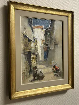 Gerard Adolfs - Oriëntaalse scene op een straatje kopen? Bied vanaf 999!