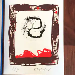 Pierre Alechinsky - Onbekend verkocht voor € 550!