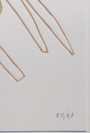 Klaas Gubbels - linosnede uit 1998 - oplage 125. kopen? Bied vanaf 165!