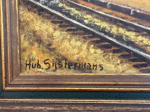 Hub Sijstermans - Ölgemälde station valkenburg kopen? Bied vanaf 250!