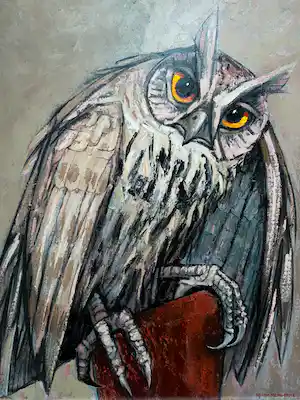 Alfons Van Meirvenne - Haasdonk ( Beveren ) uil TOPWERK olie op doek Prijs van Rome verkauft für € 1300!