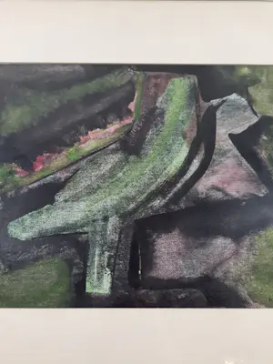 Willy Rams - Abstract aquarel 1984 kopen? Bied vanaf 35!