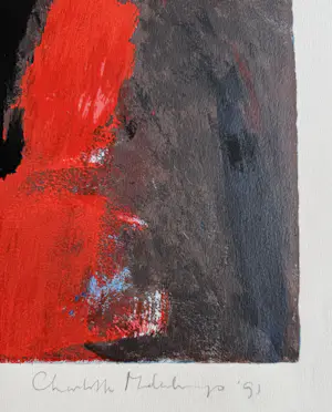 Charlotte Molenkamp - handgesigneerde zeefdruk | 'Zonder titel' | 1991 kopen? Bied vanaf 10!