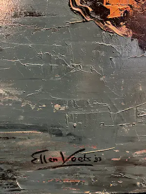 Ellen Voets - schilderij met dassen kopen? Bied vanaf 25!