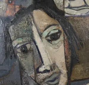 Frederick Franck - Olieverf op doek, Destiny - Ingelijst kopen? Bied vanaf 400!