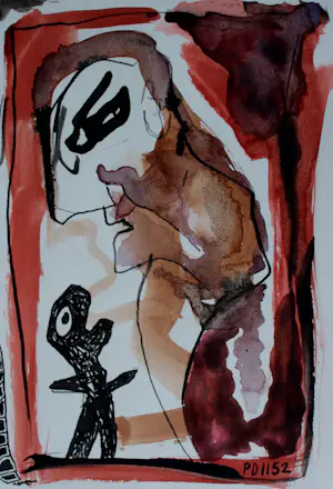 Pieter Drift - Gemengde techniek: 4 kaarten kopen? Bied vanaf 49!