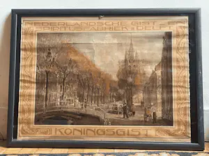 Leon Senf - Nederlandsche Gist en Spiritusfabrief - Delft kopen? Bied vanaf 60!