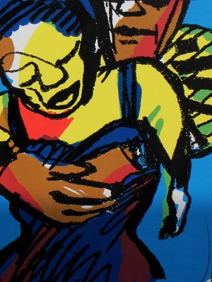 Herman Brood - Ingelijste zeefdruk: Nee niet nu kopen? Bied vanaf 249!