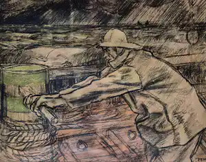 Jan Toorop - Bomschuit die in Katwijk ontstond verkauft für € 45!