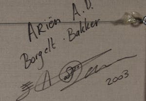 Ariën A.D. Borgelt Bakker - Acryl op doek, Zonder titel (Groot) kopen? Bied vanaf 1!