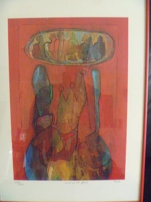 Ruud van der Beele - Zeefdruk, z.t. Abstract 2 - Ingelijst kopen? Bied vanaf 50!