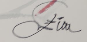 Franscz Witte - Gemengde techniek op papier, Figuur kopen? Bied vanaf 1!