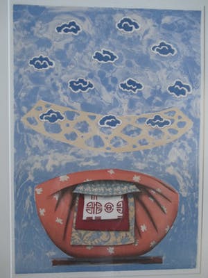 Lon Buttstedt - Ingelijste Litho "Himalaya Blues IV" kopen? Bied vanaf 55!