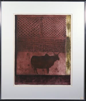 Sam Parabirsingh - Kleurenets, Kathmandu prent - Ingelijst kopen? Bied vanaf 40!