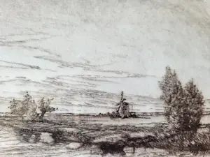 Jan van Rijsewijk - "Kinderdijk". kopen? Bied vanaf 55!