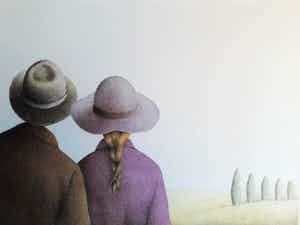 Michele Lehmann - paisaje. verkocht voor € 45!