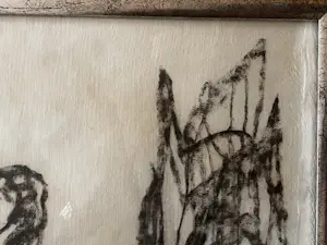 Anton Heyboer - Oervogel Houtskooltekening kopen? Bied vanaf 100!