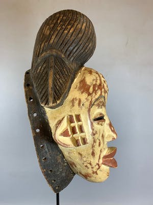 Punu - African PUNU Mask - Nigeria. kopen? Bied vanaf 35!
