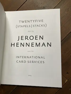 Jeroen Henneman - Twentyfive Stacks kopen? Bied vanaf 750!