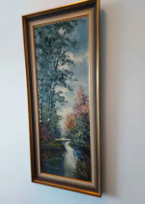 Willem Frederik Reinders - Bosgezicht met riviertje kopen? Bied vanaf 120!