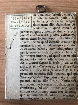 Niet of onleesbaar gesigneerd - Miniatuur schilderijtje M.Rosway van Marquise de Montesso kopen? Bied vanaf 1!