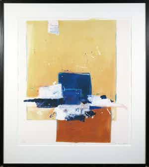 Ron van der Werf - Zeefdruk, Symfonie II - Ingelijst verkocht voor € 1!