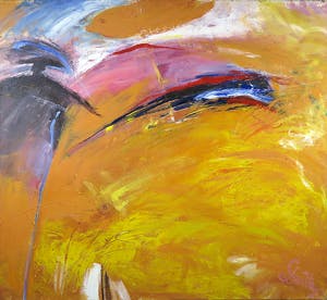 Franscz Witte - Acryl op doek, Zonder titel (Groot) kopen? Bied vanaf 1!