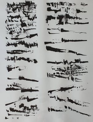 Maarten Beks - Zeefdruk - zonder titel - 14/25 - ingelijst kopen? Bied vanaf 1!