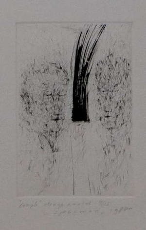 Kees Spermon - Kees Spermon, droge naald uit 1980 oplage 9/15 beeldformaat 14.6 x 9.8 cm. kopen? Bied vanaf 1!