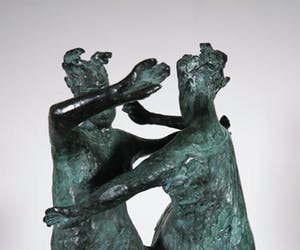 Saskia Pfaeltzer - Brons, Twee danseressen (Groot) kopen? Bied vanaf 1000!