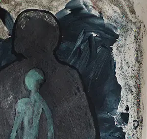 Moshekwa Langa - No title - Gemengde techniek op papier - 2001 kopen? Bied vanaf 1550!