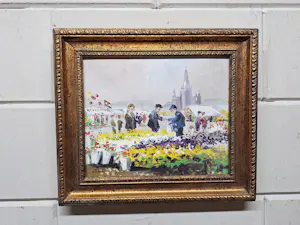 Henk Poeder - Personen op een Bloemenmarkt kopen? Bied vanaf 90!