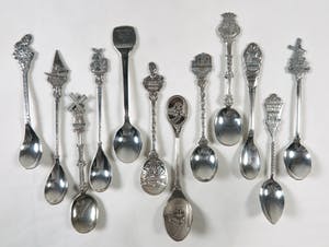 Curiosa - Lot van twaalf Nederlandse lepeltjes kopen? Bied vanaf 1!