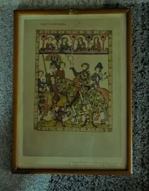 Niet of onleesbaar gesigneerd - Middeleeuws Minnesangers kopen? Bied vanaf 1!