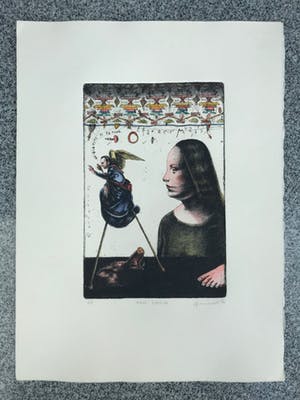 Robert Dandarov - 2 etsen - 1992 - Gesigneerd - 7/50 en AP kopen? Bied vanaf 55!