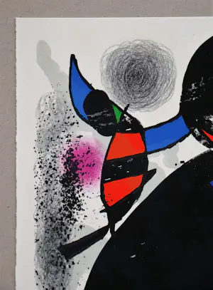 Joan Miro - Hommage à San Lazzaro - Originele lithografie - 1975 kopen? Bied vanaf 100!