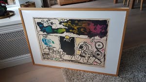 Pierre Alechinsky - Decouverte de l'ácide - litho 132/190, handgesigneerd, ingelijst kopen? Bied vanaf 750!