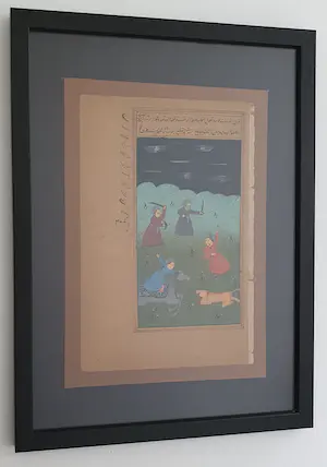 Niet of onleesbaar gesigneerd - Perzisch (?) jacht tafereel kopen? Bied vanaf 1!