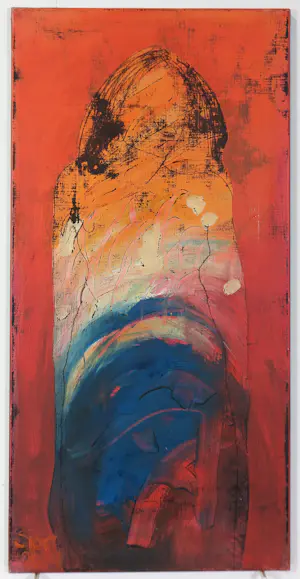 Sjer Jacobs - Acryl op doek, Tweeluik (twee figuren) kopen? Bied vanaf 200!