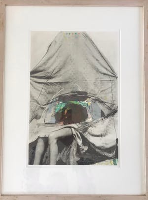 Miguel Ybanez - Gesigneerde Collage uit 1983 - 85/90 - Modern ingelijst kopen? Bied vanaf 65!