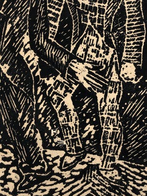 Herman Bieling - Vier houtsneden kopen? Bied vanaf 40!