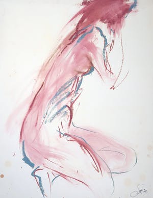 Franscz Witte - Gemende techniek op papier, Figuur VI kopen? Bied vanaf 1!