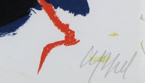 Karel Appel - Litho, A Beast Drawn Man C - Ingelijst kopen? Bied vanaf 1!
