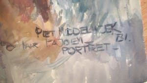 Piet Middelhoek - Portret "Naar Fajoem kopen? Bied vanaf 75!